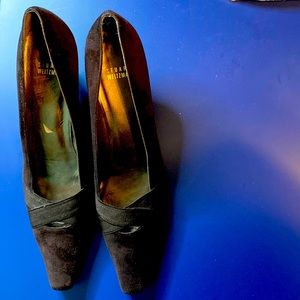 Stuart Weitzman Suede Pumps. Never used. Kitten heels.
